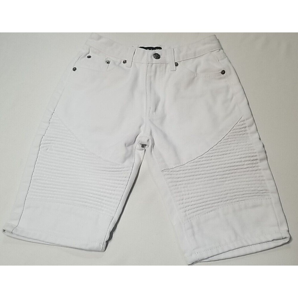 GS 115 Shorts Boys Size 12 White Denim